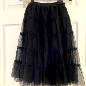 Black Tule Skirt